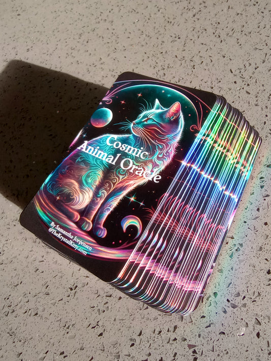 Cosmic Animal Oracle Deck🐈‍⬛